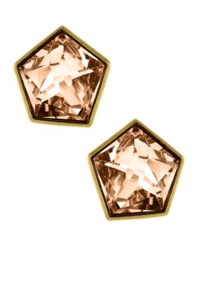Vince Camuto Core Champagne Stud Earring
