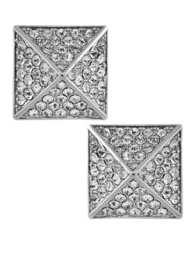 Vince Camuto Light Rhodium/Crystal Stud Earring