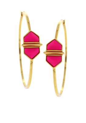 Vince Camuto Hidden Gems Hoop Earrings