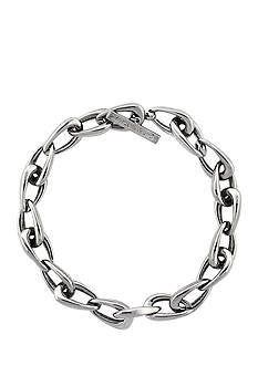 Vince Camuto Silver Tone Core Link Collar Necklace