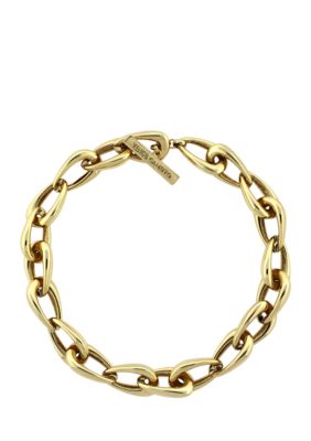 Vince Camuto Gold Tone Core Collar Necklace