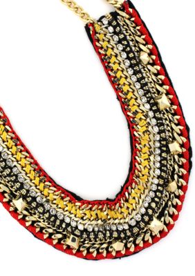Vince Camuto Neutral Territory Bib Necklace