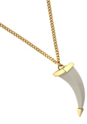 Vince Camuto Neutral Territory Ivory Horn Pendant Necklace