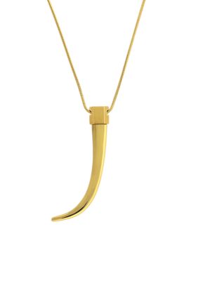 Vince Camuto By The Horns Gold Pendant Necklace