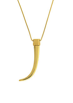 Vince Camuto By The Horns Gold Pendant Necklace