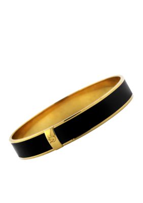 Vince Camuto Black and Gold Skinny Bangle