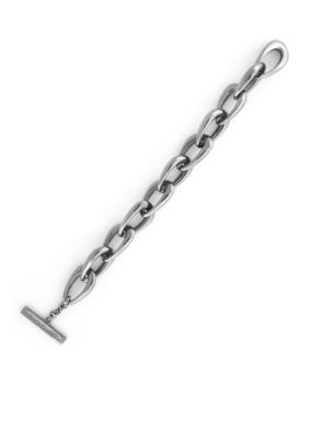 Vince Camuto Core Silver Tone Elongated Links Bracelet