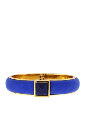 Vince Camuto Dazzling Blue Hinge Bracelet
