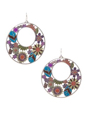 Red Camel&reg; Pierced Open Work Earrings