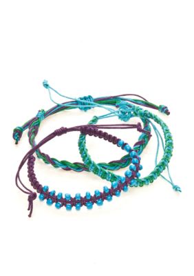 Red Camel Three Row Friendship Bracelets