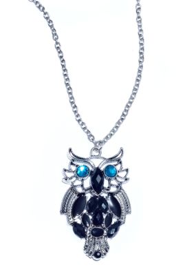 Red Camel&reg; Owl Pendant Oval Necklace