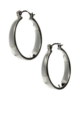 Nine West Tapered Hoop Earring