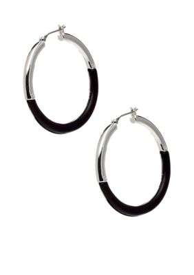 Nine West Two Tone Hoop Earring