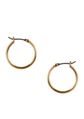 Nine West Pierced Gold Hoop Earrings