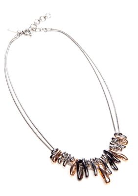 Nine West Tri-Color Necklace