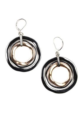 Nine West Pierced Orbital Leverback Earrings