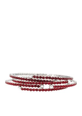 Nine West Set Of Three Coil Bracelets