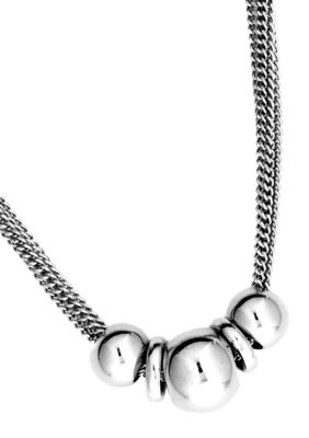 Nine West Chain Reaction Frontal Slider Necklace