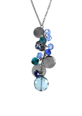 Nine West Beaded Shaky Y Necklace