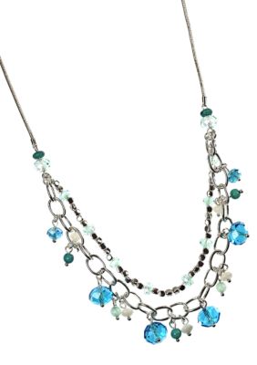 Nine West Multi Row Shore Thing Necklace