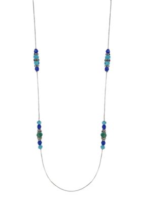 Nine West Beaded Long Necklace