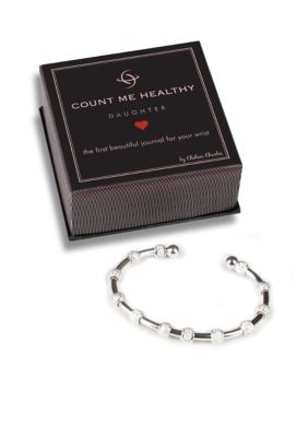 Chelsea Charles Count Me Healthy Daughter Silver Bracelet