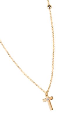 Chelsea Charles Gold Cross Necklace