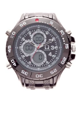 Legion Hematite Link Watch