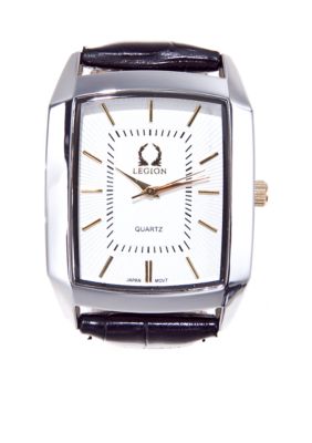Legion Two Tone Black Strap Watch