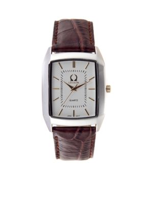 Legion Two Tone Brown Strap Watch