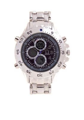 Legion Silver Multi-function Link Watch