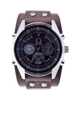 Legion Brown Cuff Strap Watch