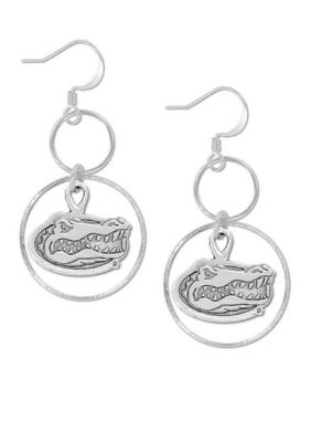 Legacy Florida Silver Hoop Earrings