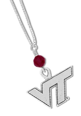 Legacy Virginia Tech Crystal Drop Necklace