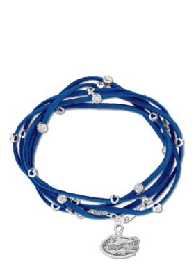 Legacy Florida Rhinestone Suede Strap Bracelet