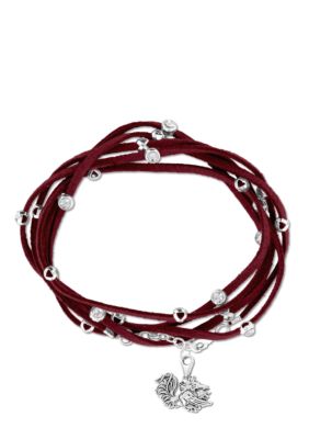 Legacy University of Southern California Rhinestone Suede Strap Bracelet