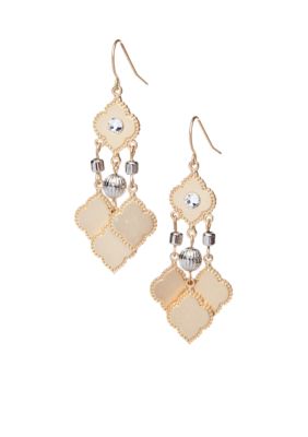 New Directions Gold Chandelier Drop Earrings