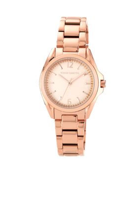 Vince Camuto Classic Rose Gold Tone Bracelet Watch