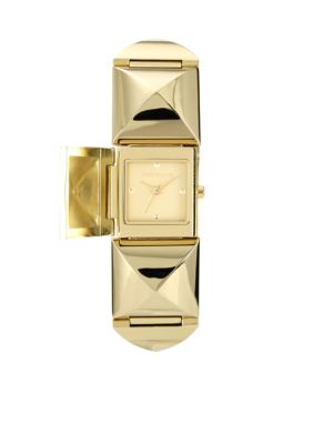 Vince Camuto Modern Link Covered Dial Watch