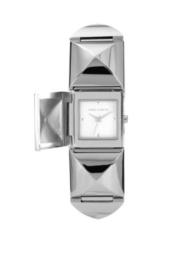 Vince Camuto Modern Link Covered Dial Watch