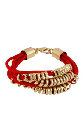 CYNTHIA Cynthia Rowley Red Charm Bracelet