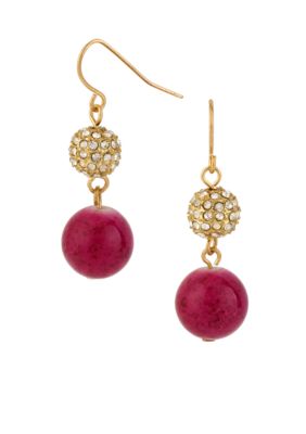 CYNTHIA Cynthia Rowley Pave Crystal Drop Earrings