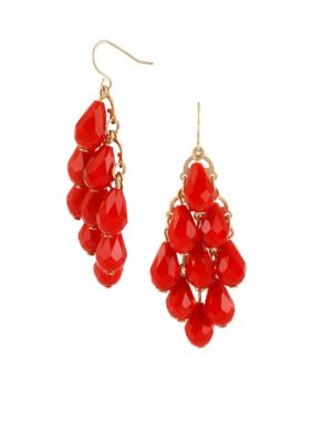 CYNTHIA Cynthia Rowley Red Kite Drop Earrings