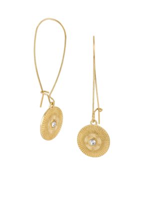 CYNTHIA Cynthia Rowley Casted Gold Drop Earrings