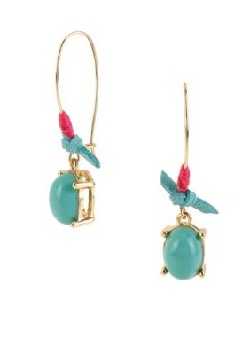 CYNTHIA Cynthia Rowley Turquoise Bead Drop Earrings