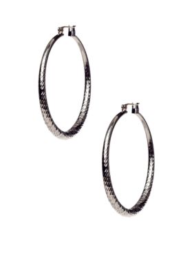 ABS by Allen Schwartz Textured Hoops