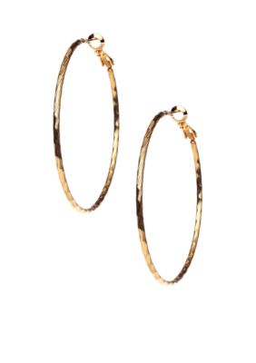 ABS by Allen Schwartz Large Texture Hoop