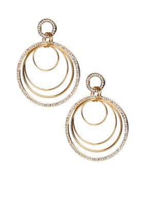 ABS by Allen Schwartz Multiple Rings Gypsy Earrings