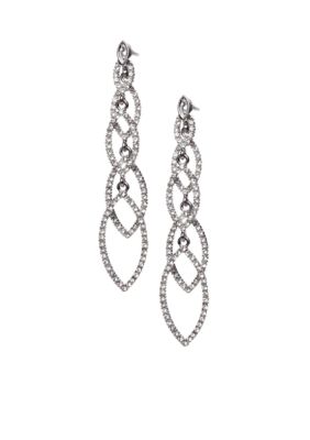 ABS by Allen Schwartz Navette Linear Earrings