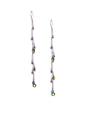 ABS by Allen Schwartz Linear Charm Earrings